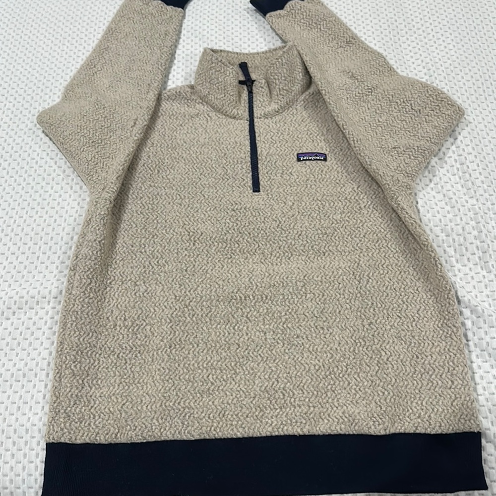 Patagonia Sweater with teddy bear material